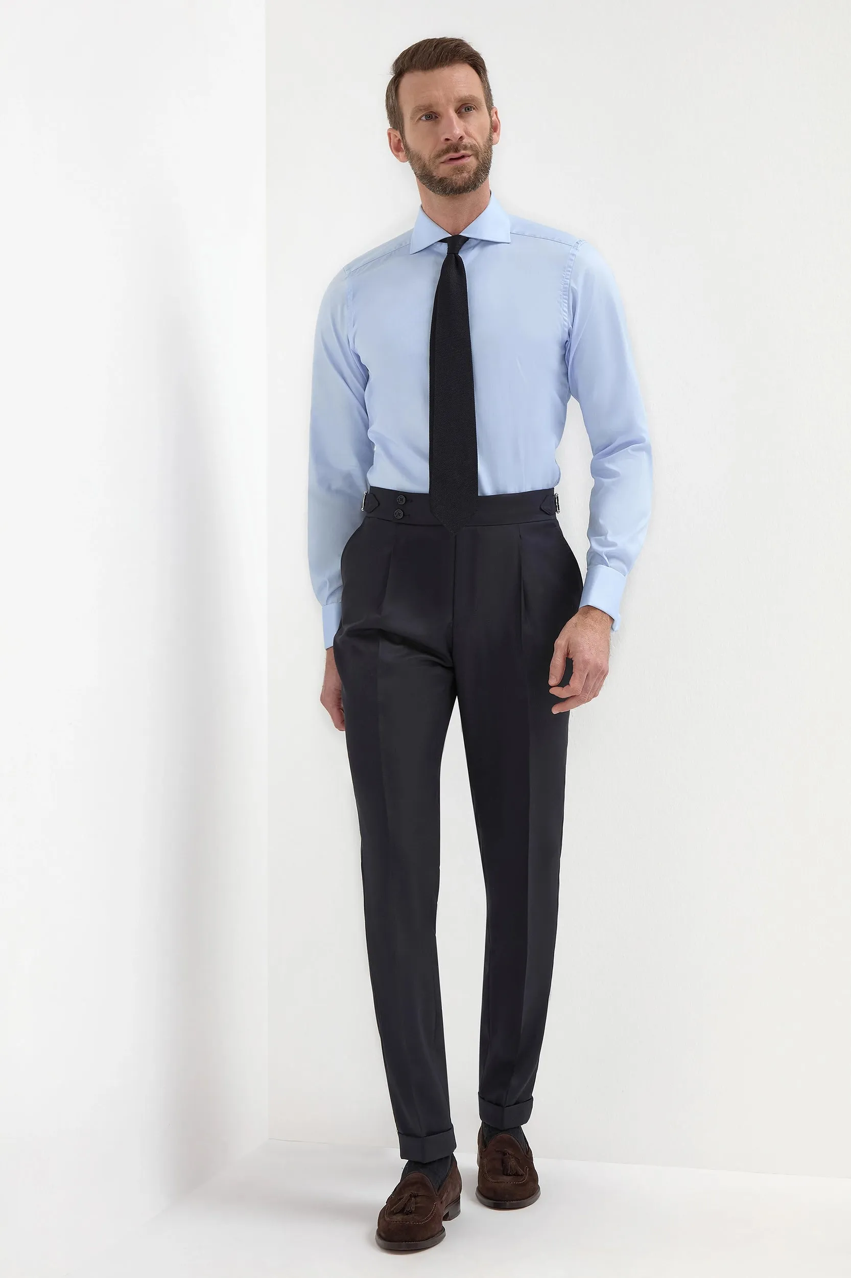 Urban Trend Cooling Core Technology Light blue Shirt with double cuff - Made In Italy