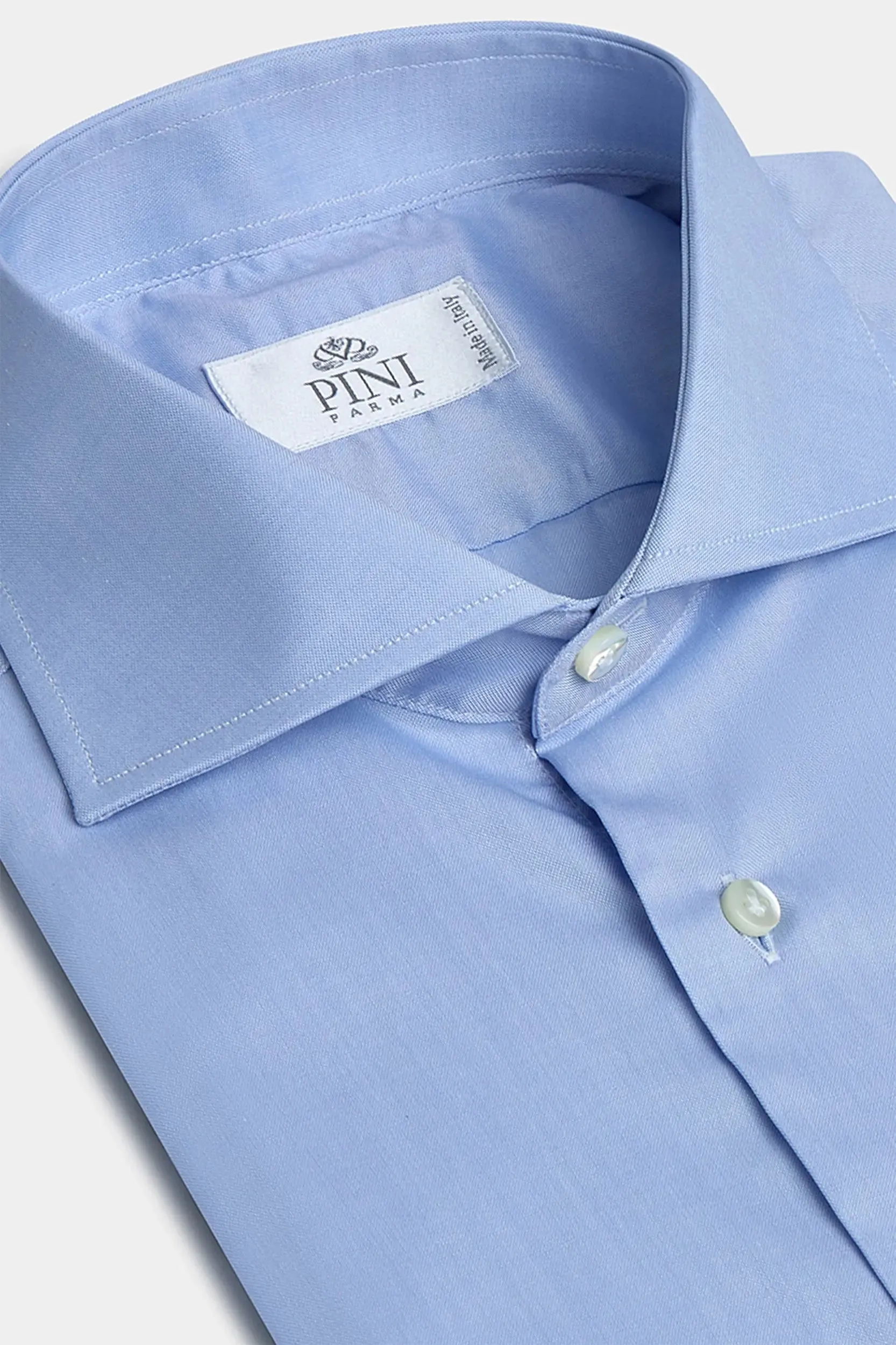Light blue Shirt with double cuff - Made In Italy Seasonal Style