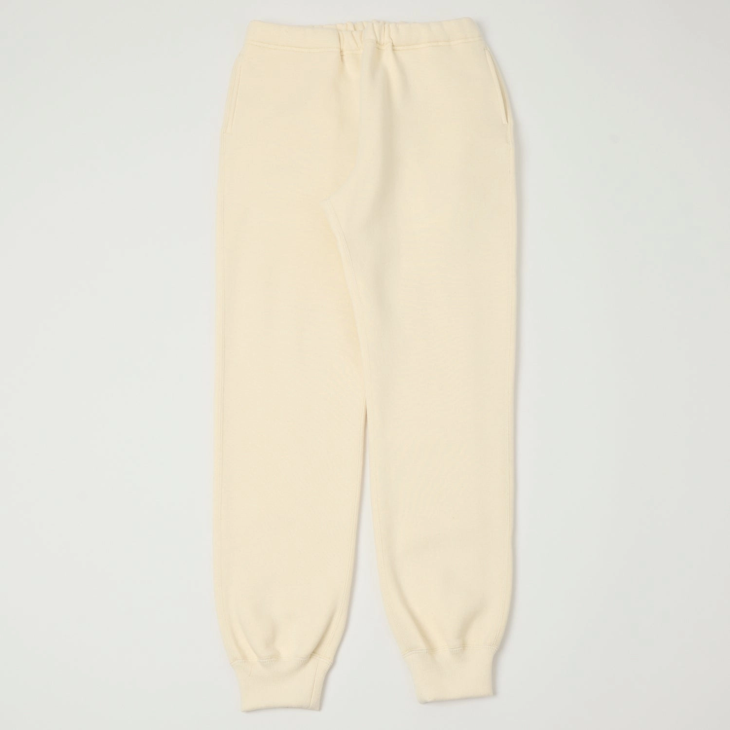 Full Count 3768 'Mother Cotton' Sweatpants - Ecru Stretch Wear Yoga Leggings Capri