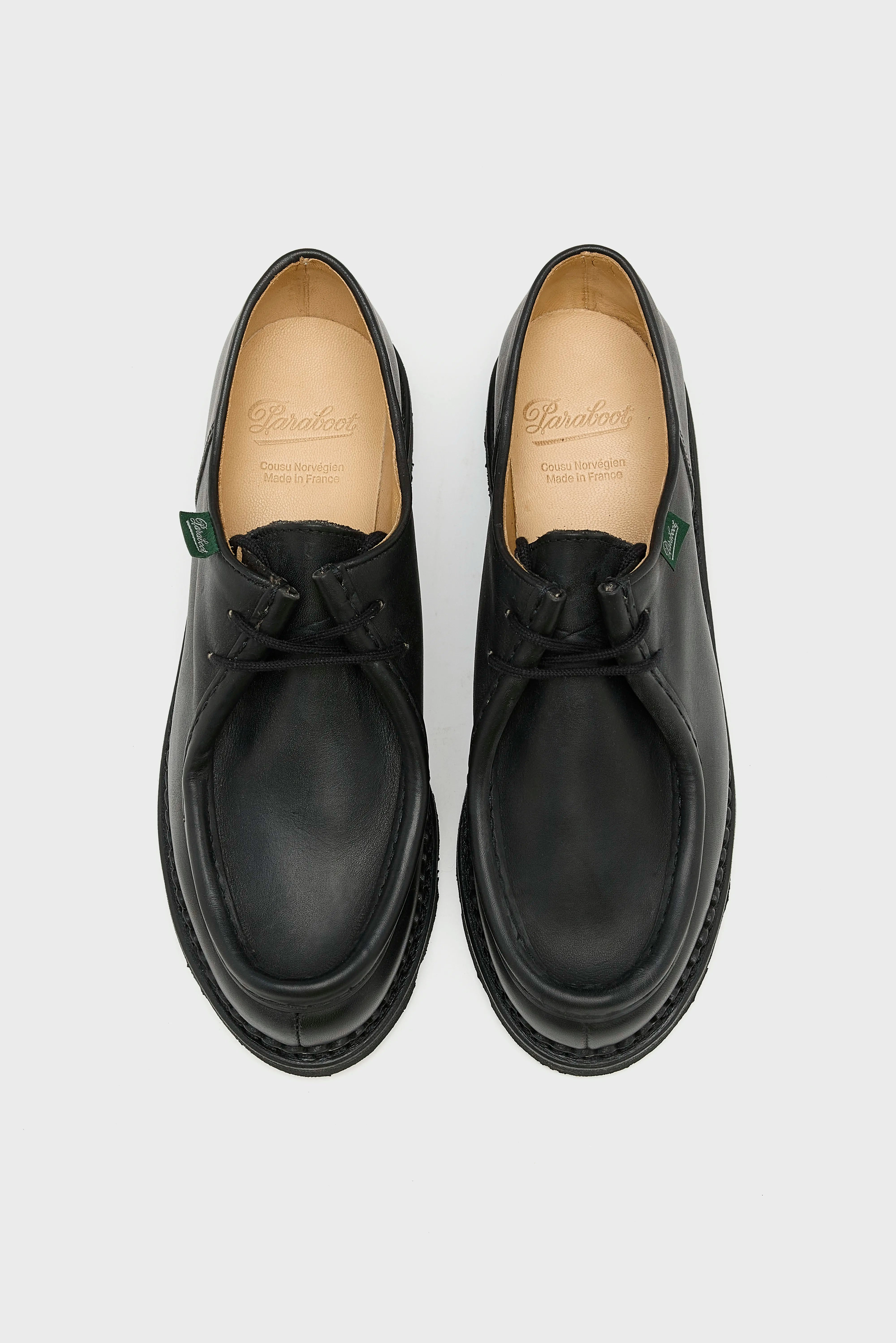 Michael Leather Derby Shoes for Women (252 / W / BLACK) hypoallergenic Polished Look