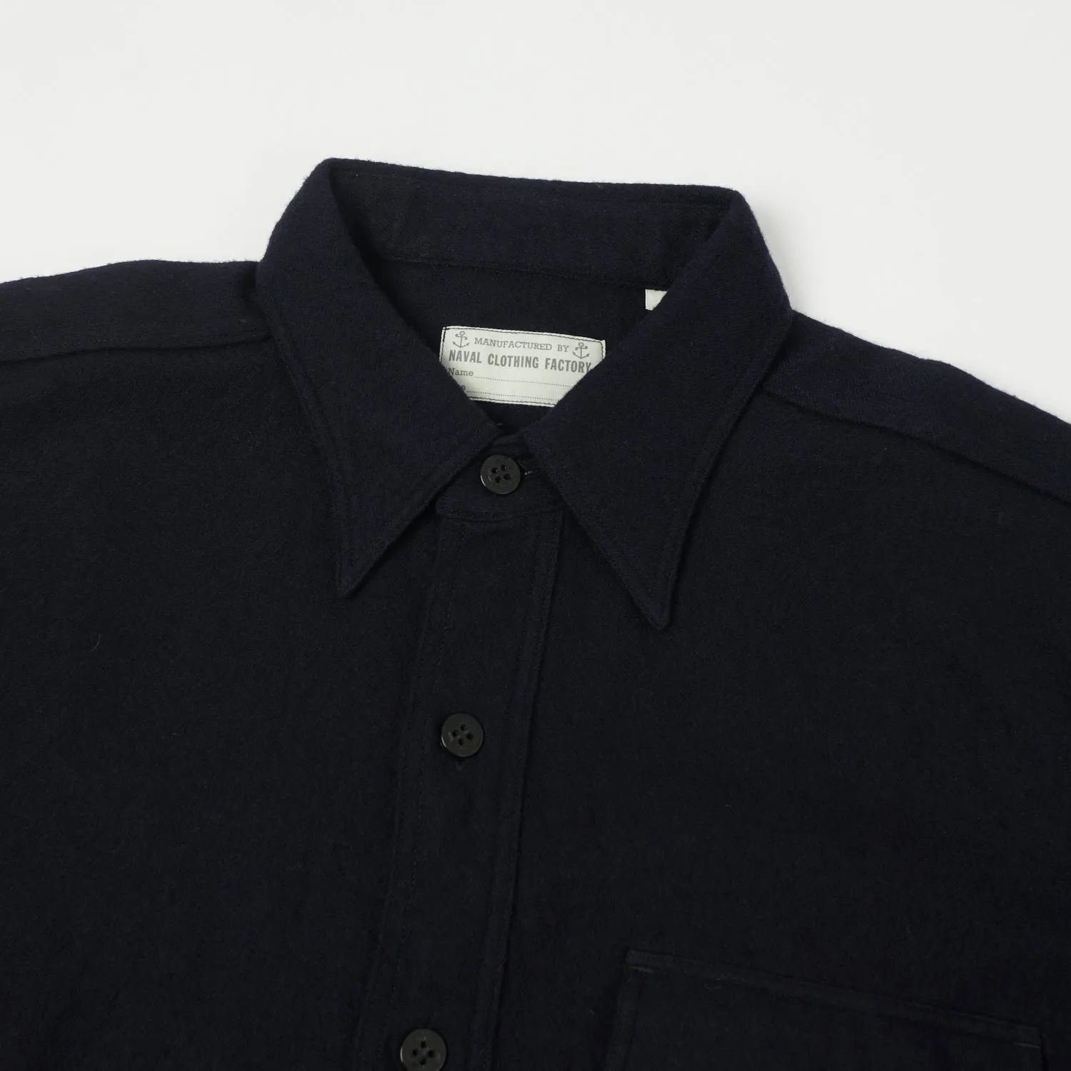 Buzz Rickson's U.S. Navy Wool CPO Shirt - Navy Trendy Fashion Street Style