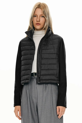 Thermal Core Technology Lightweight Jacket Quilted Puffer Hybrid Breathable