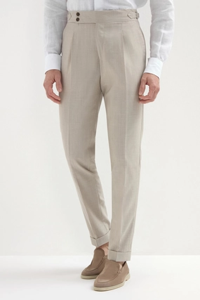 Low-rise style Stone Soragna trousers - Made in Italy