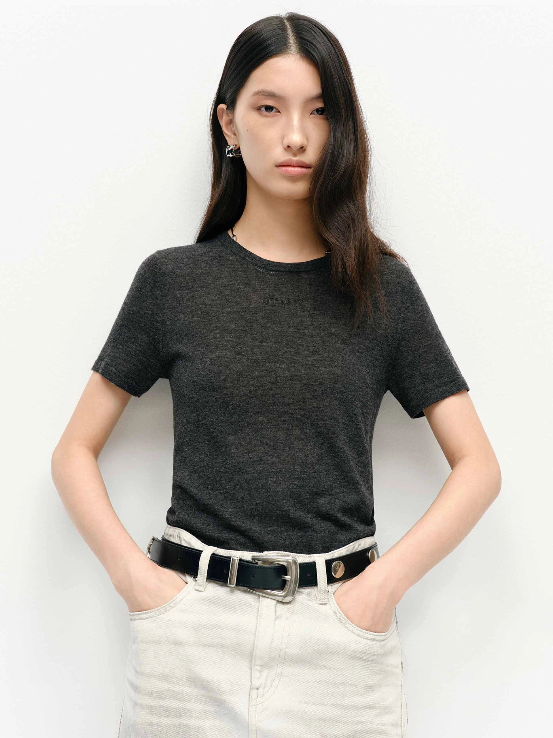 Lightweight Wool Top Eco Friendly Yarn Blend Comfy Performance