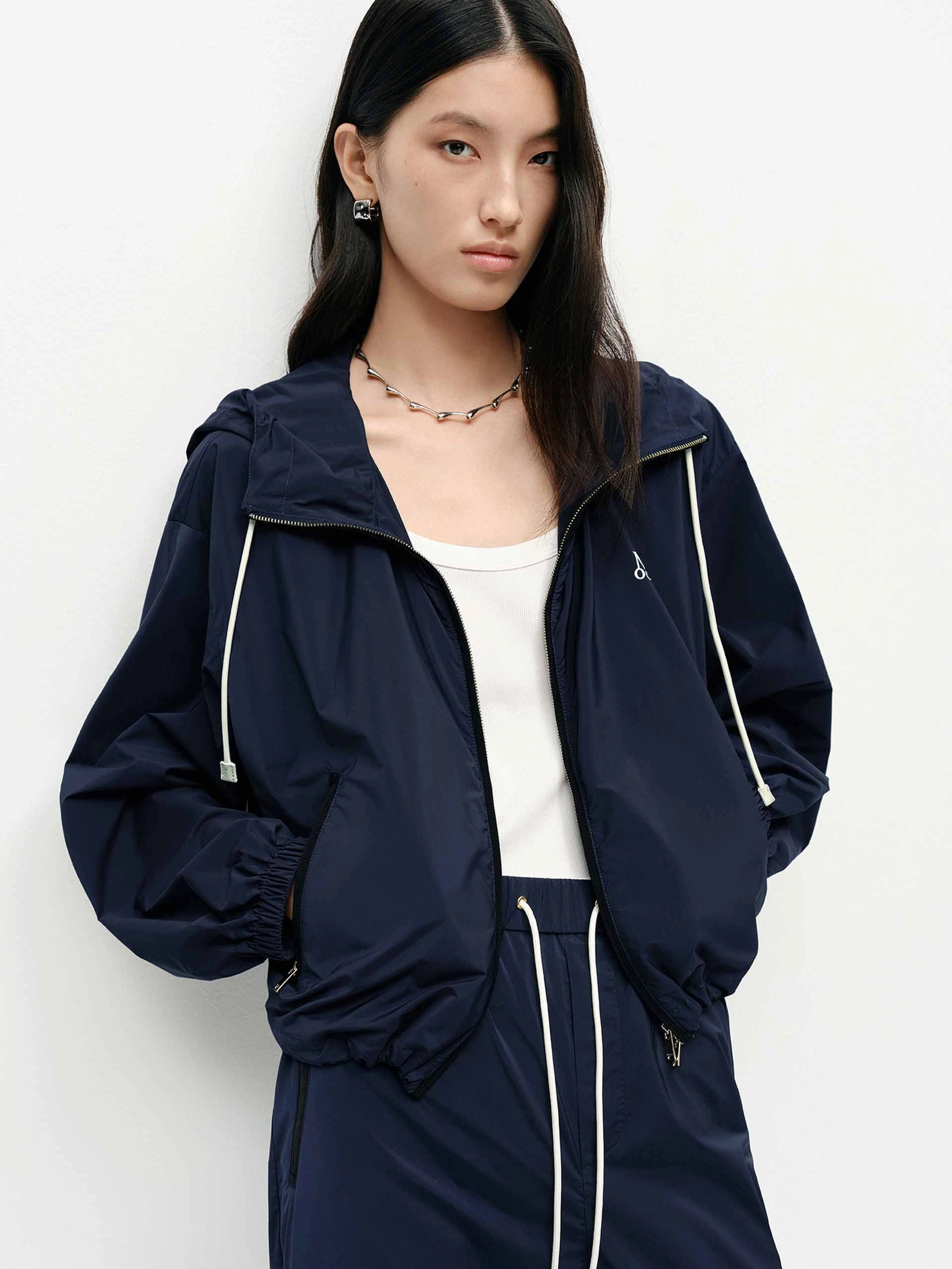 Casual Outdoor Look Hooded Detail Parka Jacket