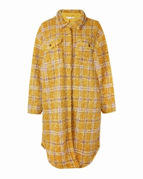 Long Plaid Sherpa Shacket | Emory Sherpa Plaid001 Show