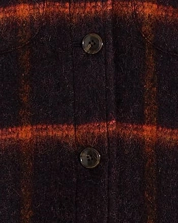 Daily Wear Long Wool Shirt Jacket | Spiced Raisin