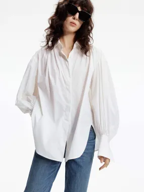 Loose Puff Sleeves Shirt Comfortable fit Elegant Finish