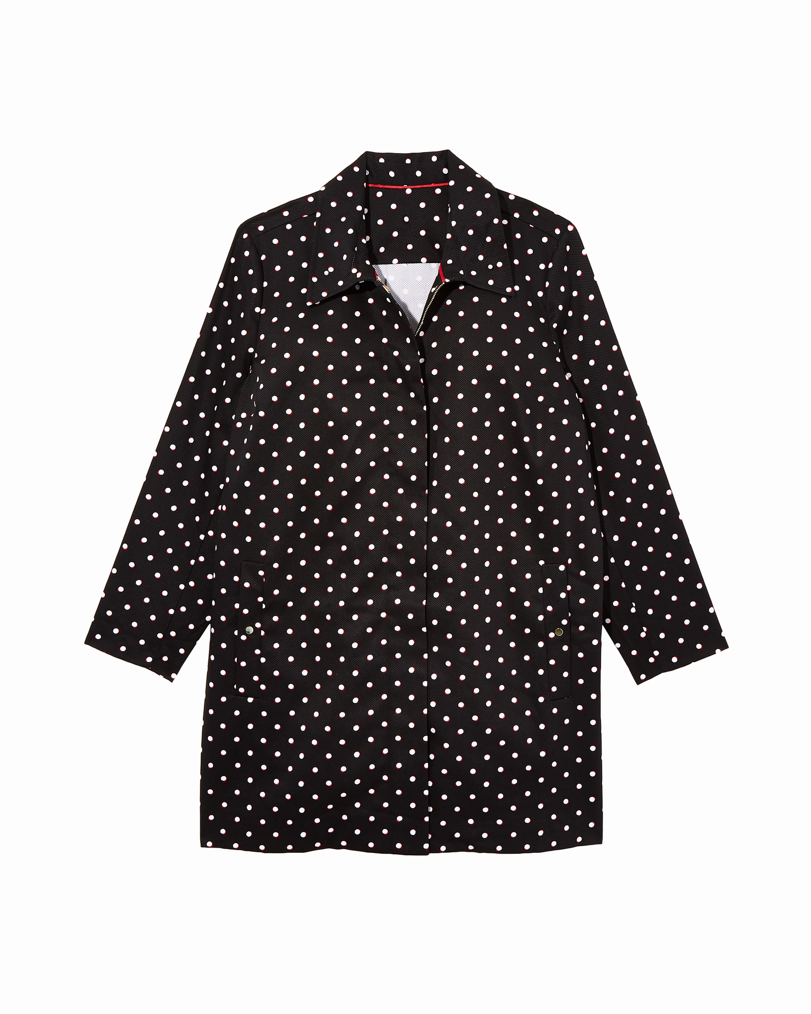 Foxgloves Printed Stretch Jacket | Black Snow Weather club