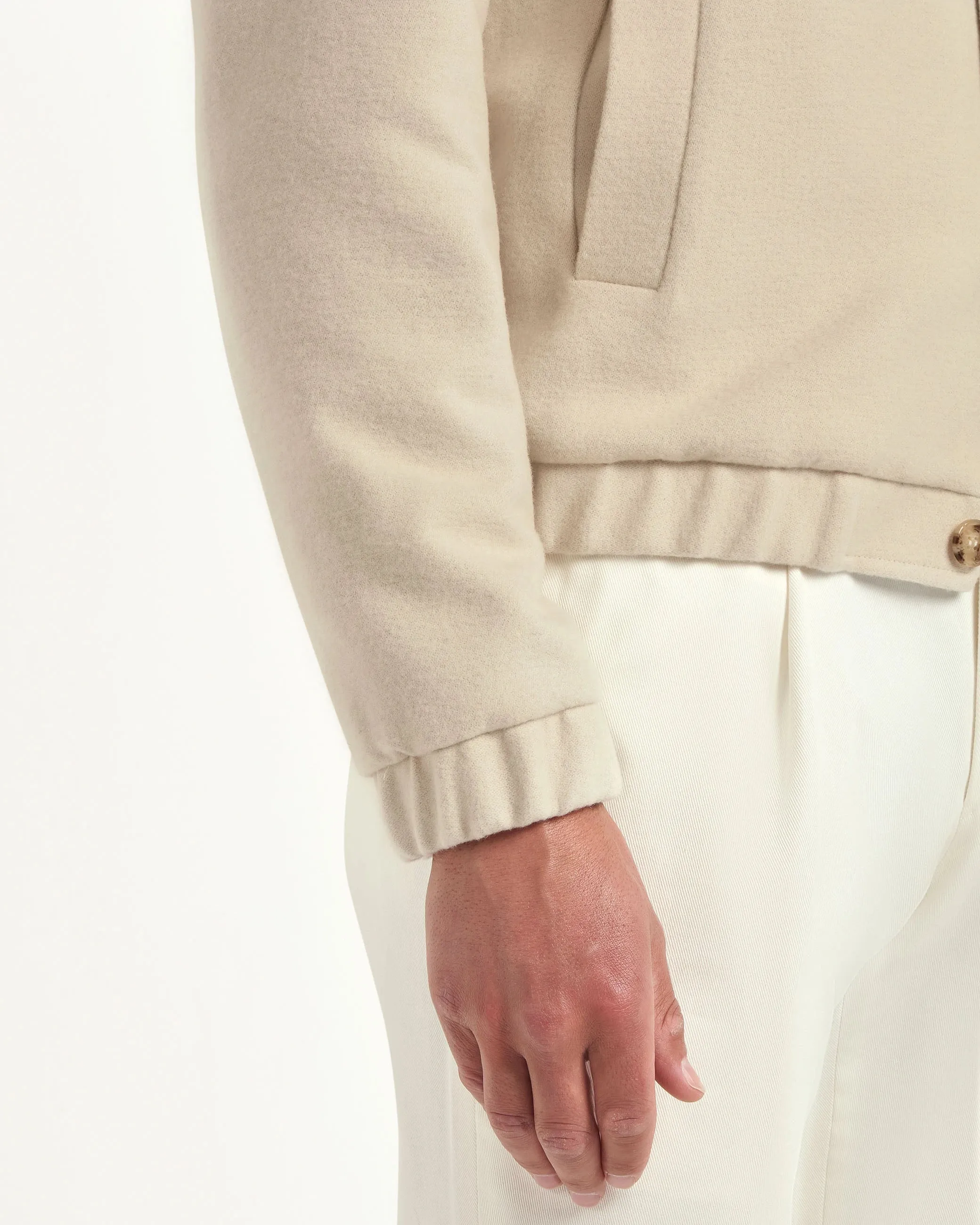 Off-white bomber jacket - Made in Italy Rainy Day