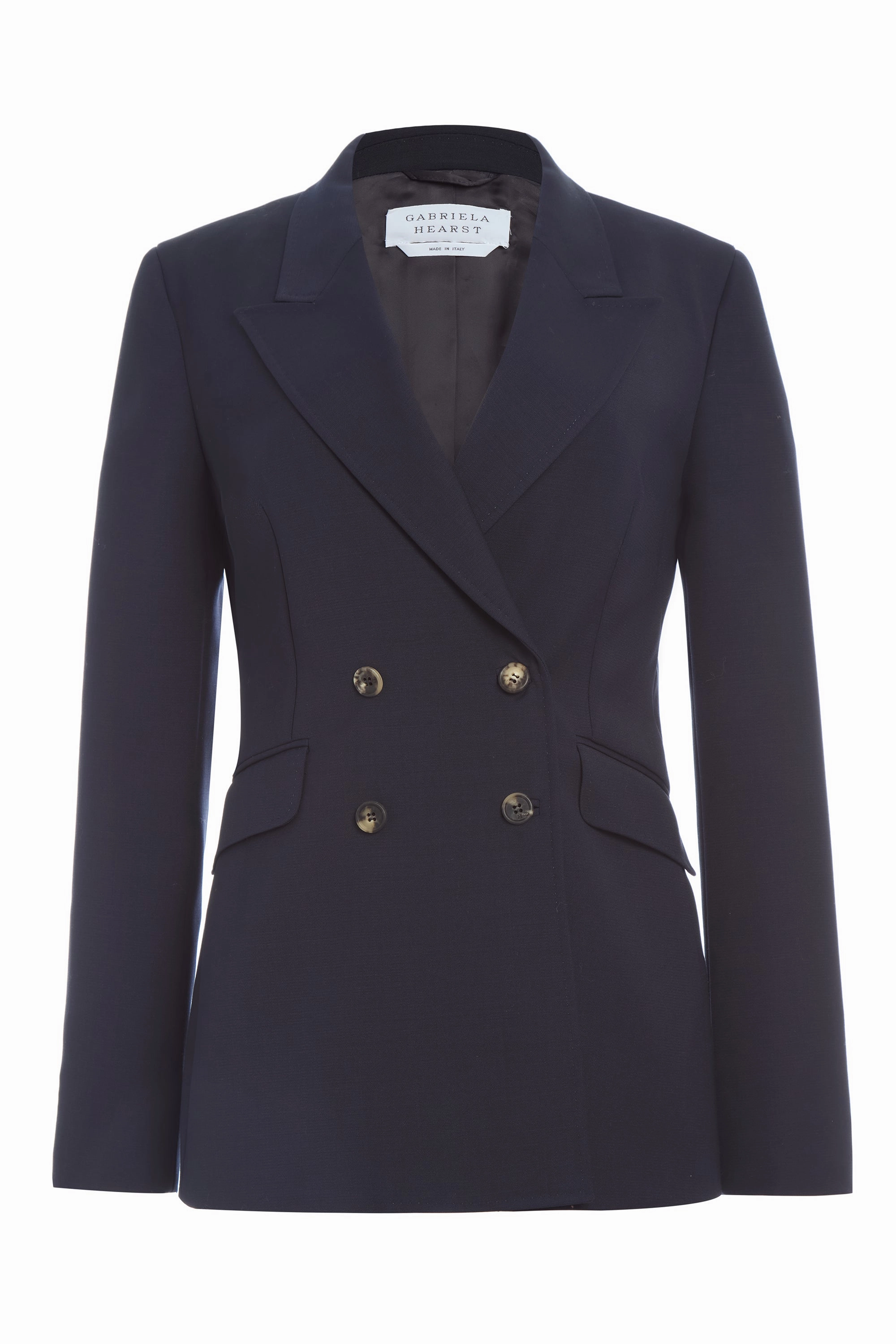 Angela Blazer in Dark Navy Sportswear Wool Timeless Wear