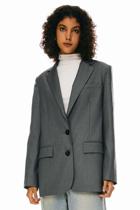 Lightweight Design Seamless Pocket Integration Long Sleeve Work Blazer Casual Business