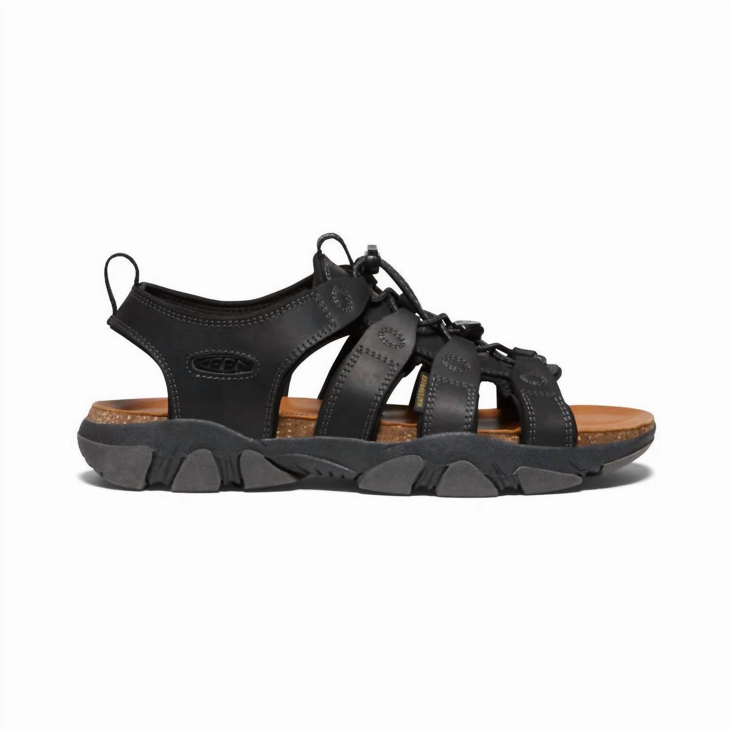Men's Daytona Ii Open-Toe Walking Sandal In Black/black Walking-Friendly Shoes