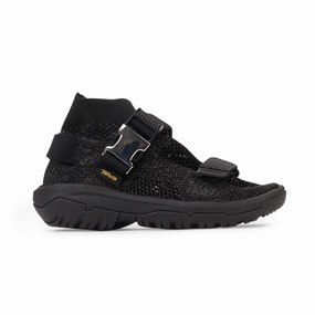 Sporty Casual Footwear M HURRICANE SOCK BLACK SANDALS