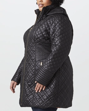 suitable for photography Abrasion resistant Mackenzie Quilted Coat | Black