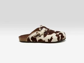 Marrow Leather Clogs (251 / W / WHITE) Clean Finish Look