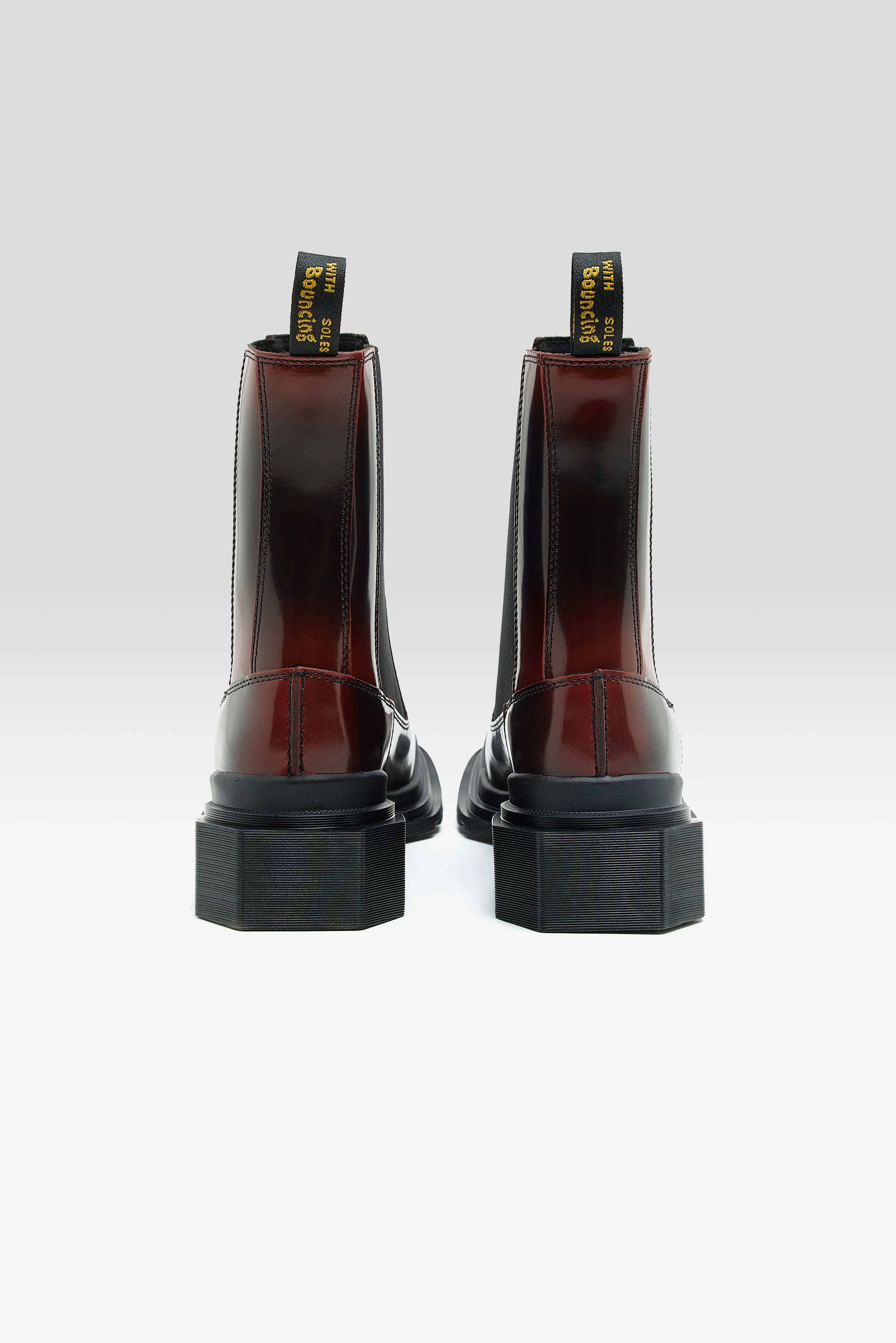 Social Butterfly Protective Finish Comfort Seeker Maybole Square Toe Leather Chelsea Boots for Women (252 / W / RED)