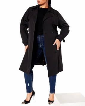 Melanie Utility Trench | Black Lotion