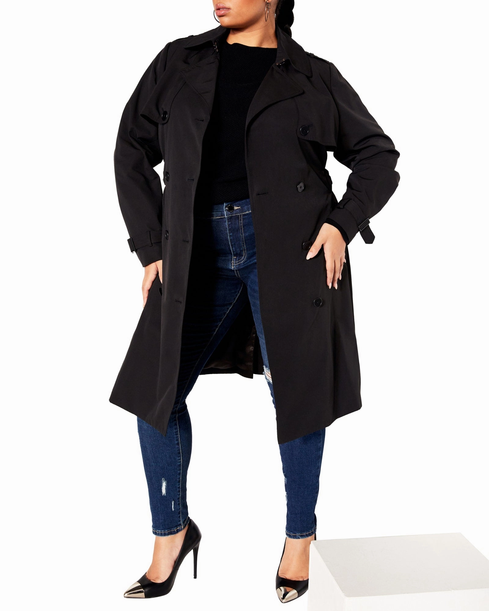 Melanie Utility Trench | Black Attention Recommendation