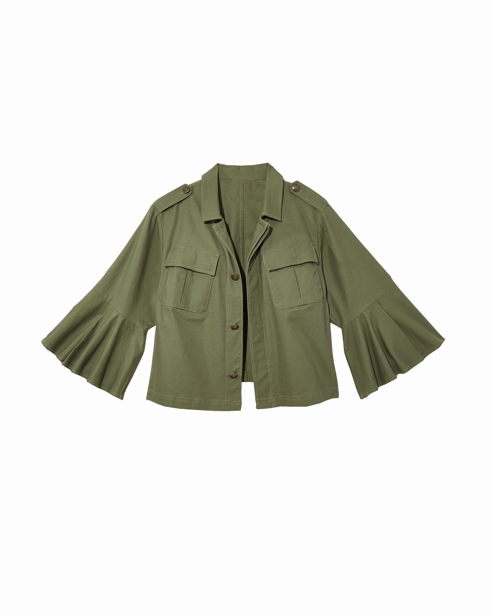 Melody Utility Jacket | Olive Green Communicate