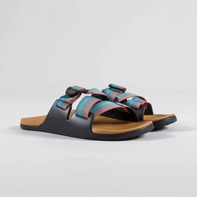 quick dry Flexible Sandals Men's Chillos Slide Sandal In Rising Teal