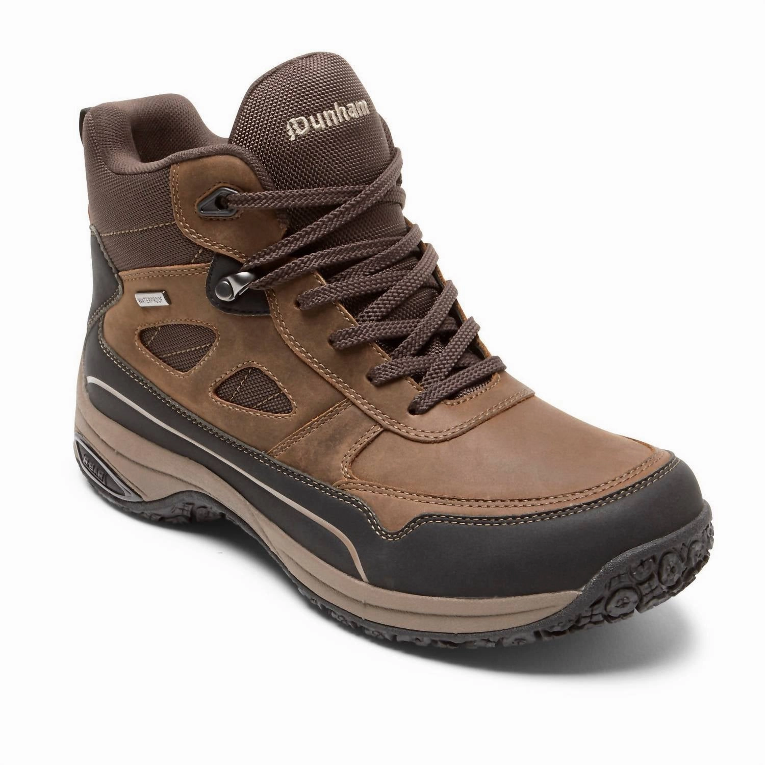 Men's Cloud Plus Mid Ii Nubuck Boots In Brown Leather Anti Odor