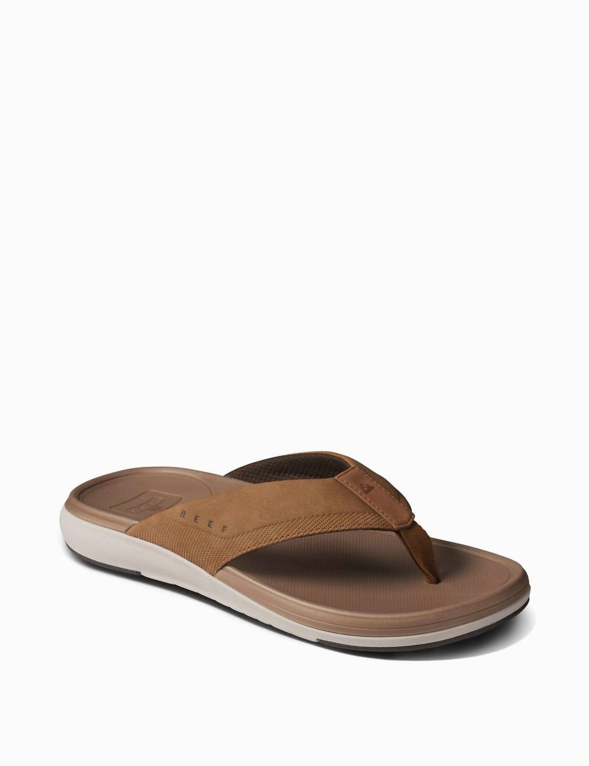 heel cup Men's Cushion Norte Flip-Flops In Tan