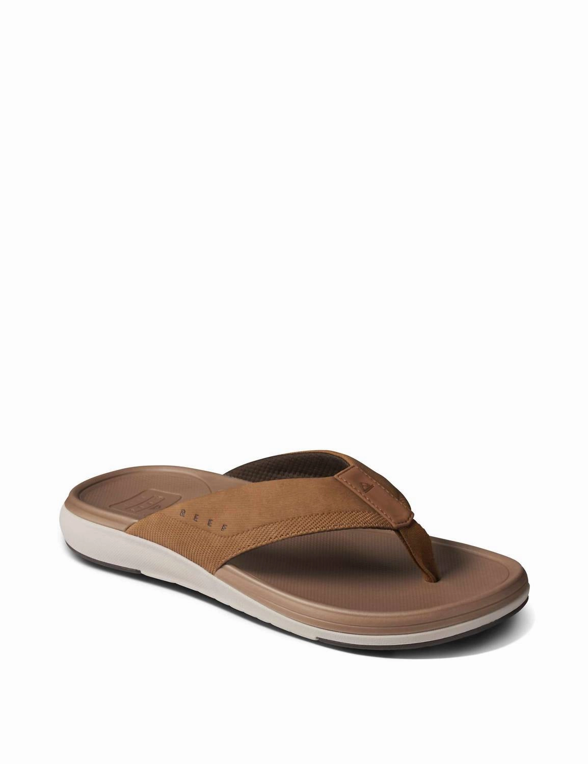 Men's Cushion Norte Flip-Flops In Tan Ventilated Trend Alert