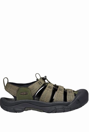 Slip Away Men's Newport H2 Sandal In Forest Night/black