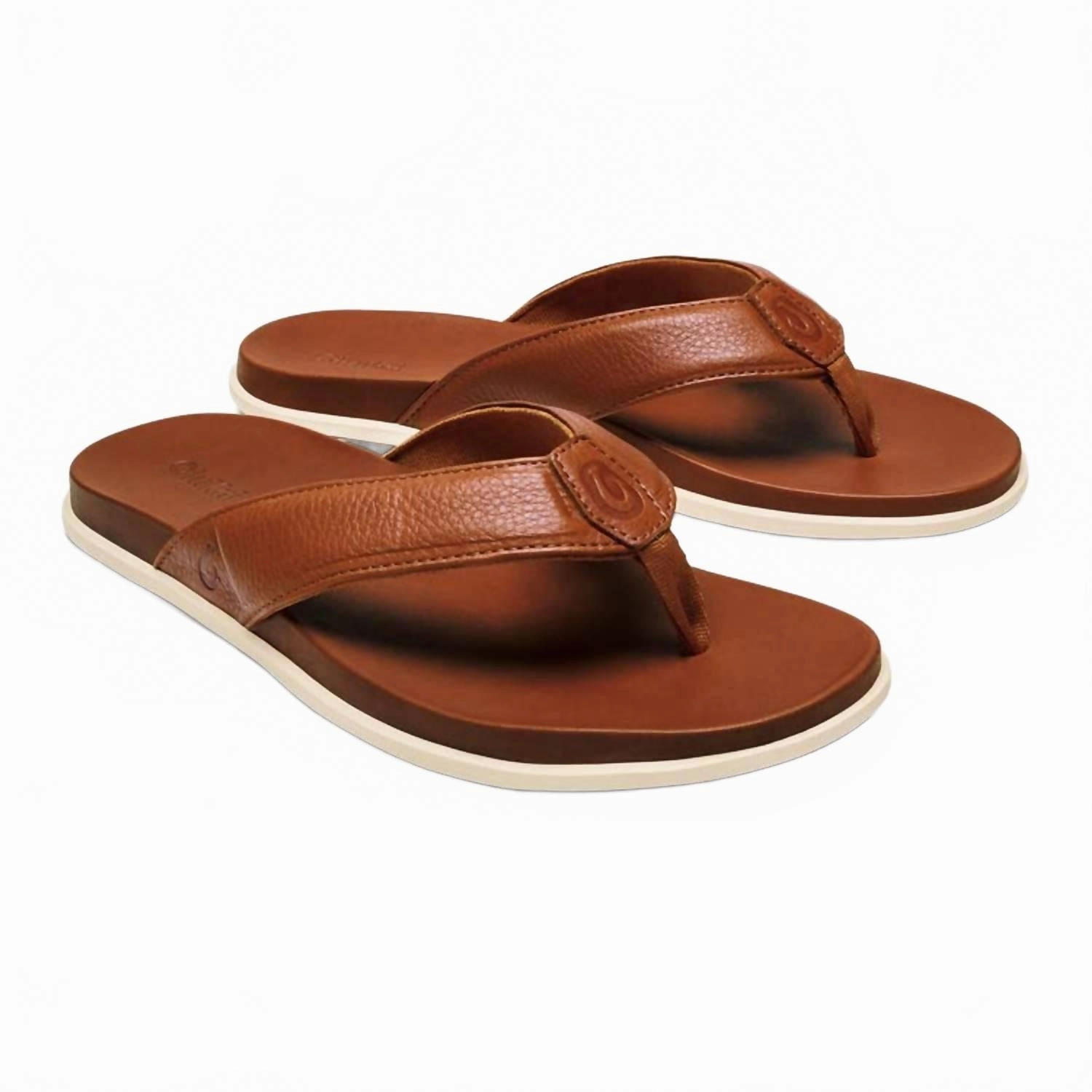 Men's Olali Flip Flops In Fox Casual Footwear for Vacation