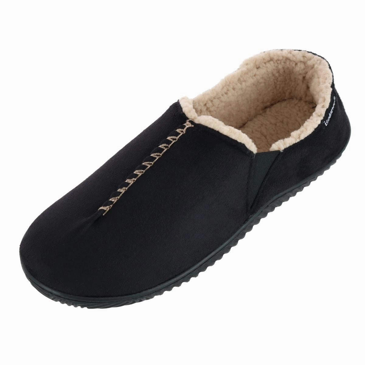 Textile Lining Men's Recycled Microsuede Liam Closed Back Slipper