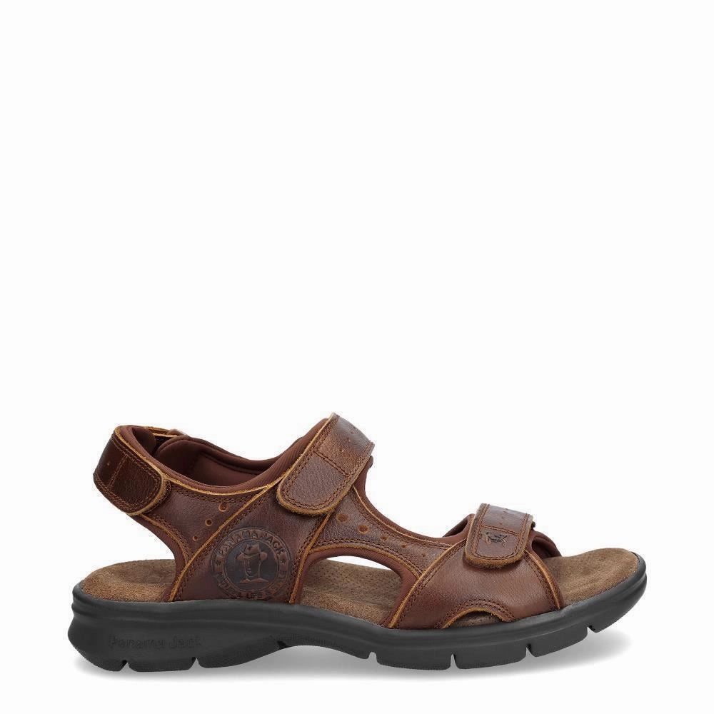 Men's Salton Basics C4 Leather Sandals Seaside Stroll Sleek Footwear