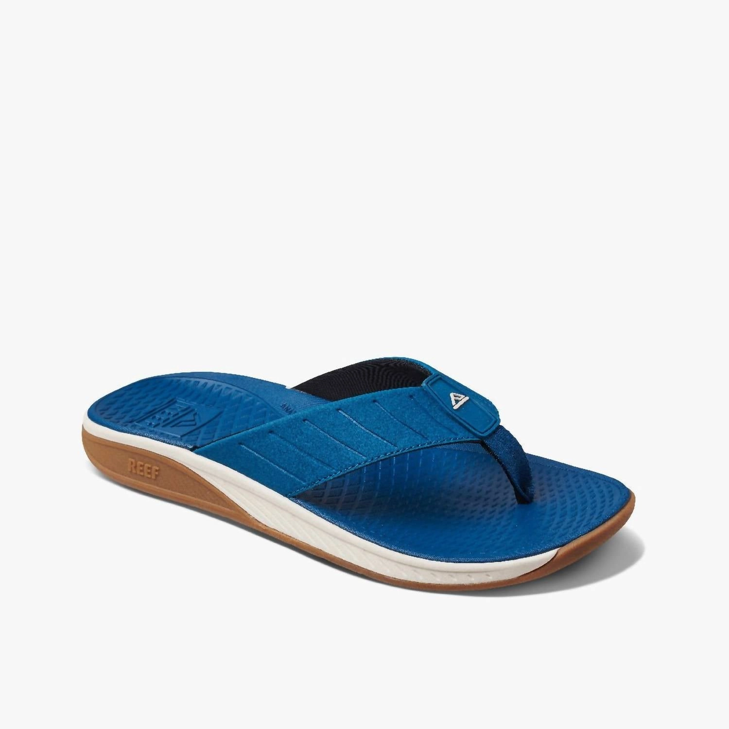 Men's The Deckhand Flip-Flops In Blue Trend Alert Lightweight Walking Shoes