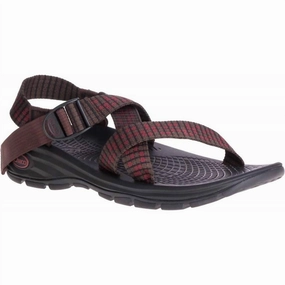 Contoured Heel Men's Z/volv Sandal In Usonian Java