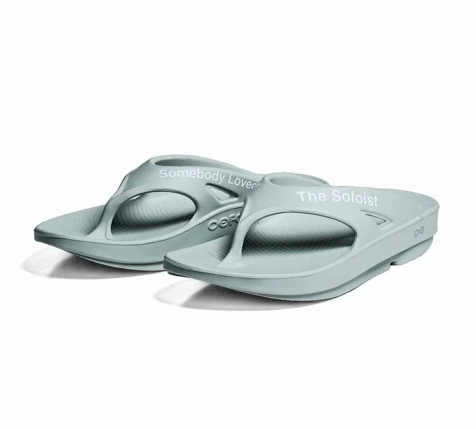 Men Slider Flip Flop In Cosmic Grey Sporty Style