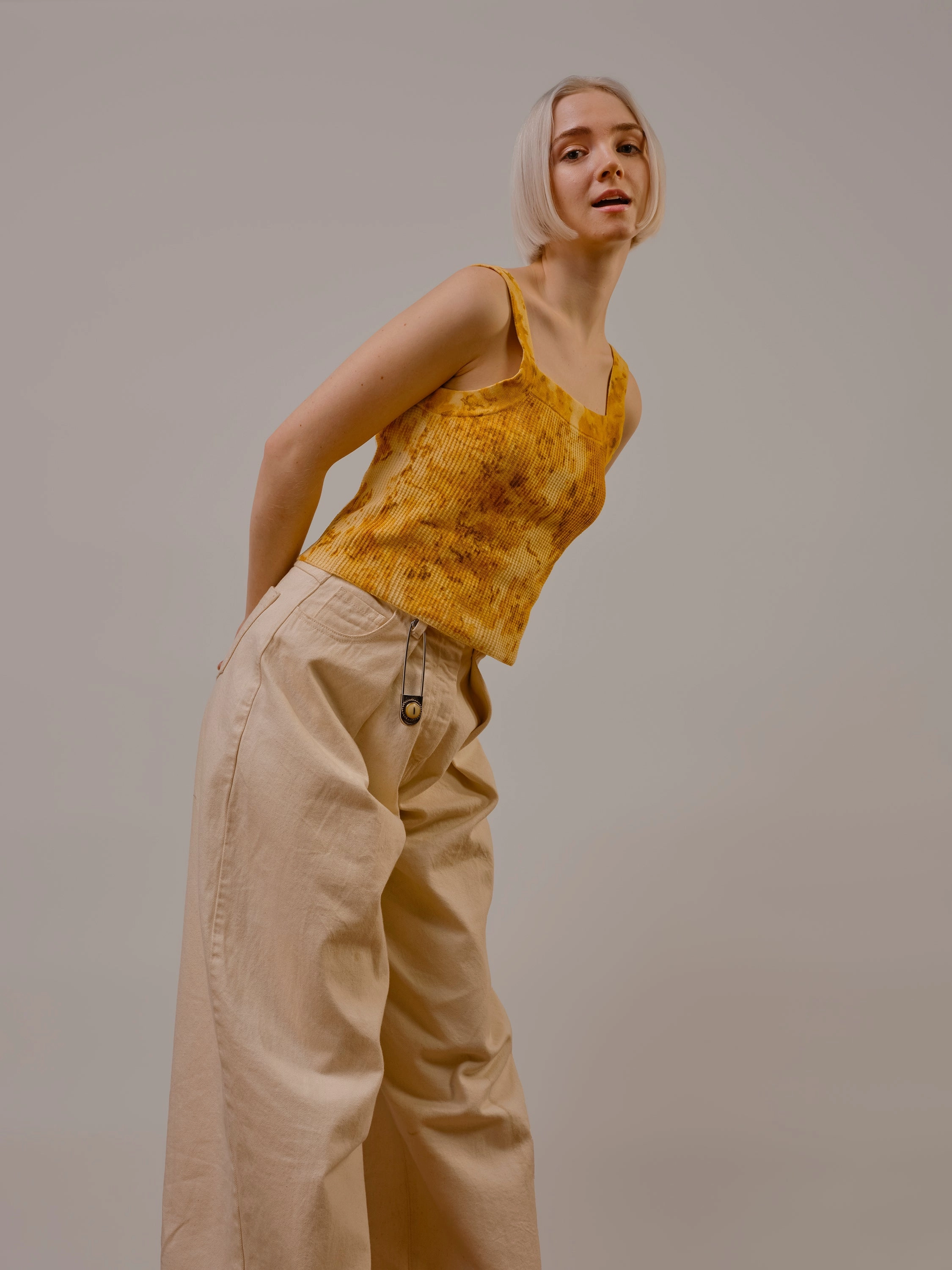 Chilly Day Layers Chill Layers Block Tank - Pomegranate, Marigold,   Onion