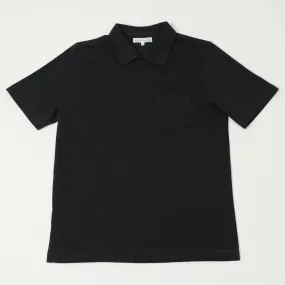 Merz b. Schwanen 2PKPL Pocket Polo Shirt - Charcoal Breathable Design Relaxed Neckline