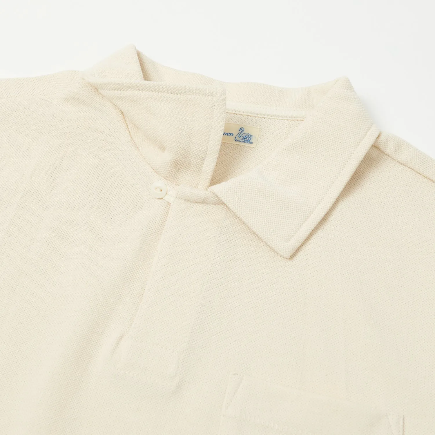 Merz b. Schwanen 2PKPL Pocket Polo Shirt - Nature Modern Fashion