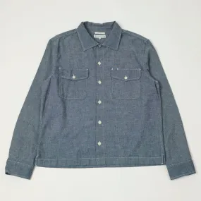 Merz b. Schwanen 'Good Basics' Classic Chambray Shirt - Denim Blue Inner Layer