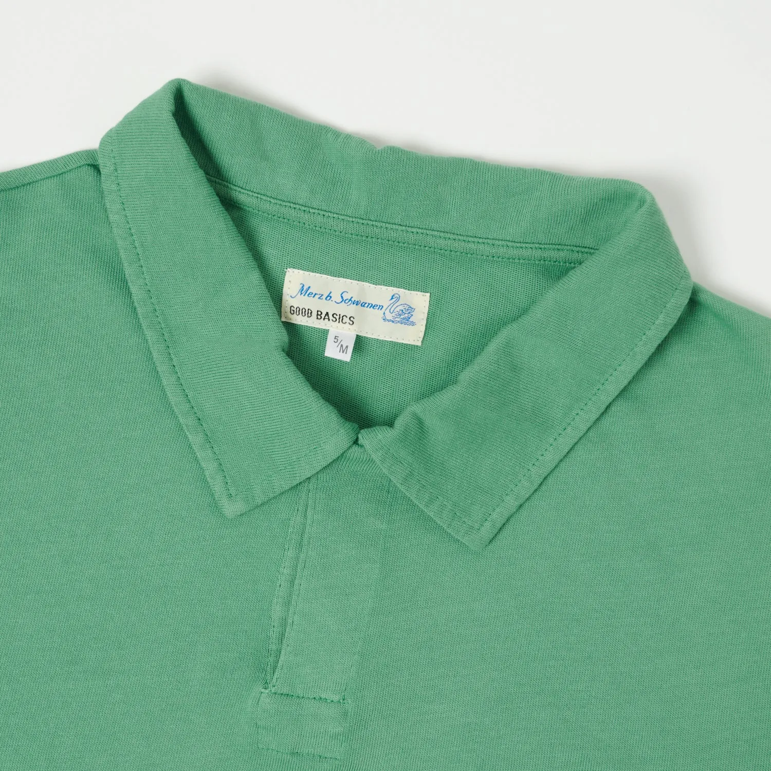 Merz b. Schwanen 'Good Basics' Classic Polo Shirt - Grass Breathable Jersey Sporty apparel