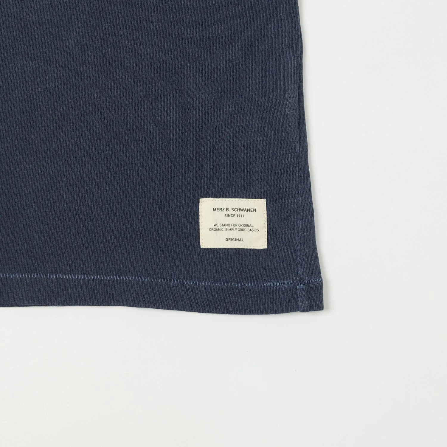 Merz b. Schwanen 'Good Basics' Polo Shirt - Denim Blue Summer Party Business Meeting