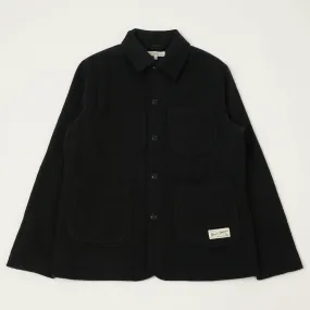 Merz b. Schwanen 'Good Basics' Wool Work Jacket - Deep Black BreathableFabric Waterproof Technology