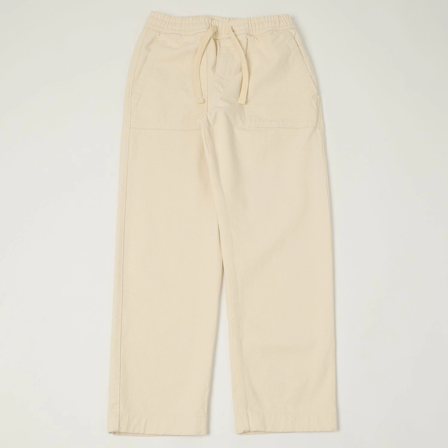 Warm Layer Merz b. Schwanen 'Good Basics' Drawstring Trousers - Nature