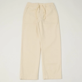 Warm Layer Merz b. Schwanen 'Good Basics' Drawstring Trousers - Nature