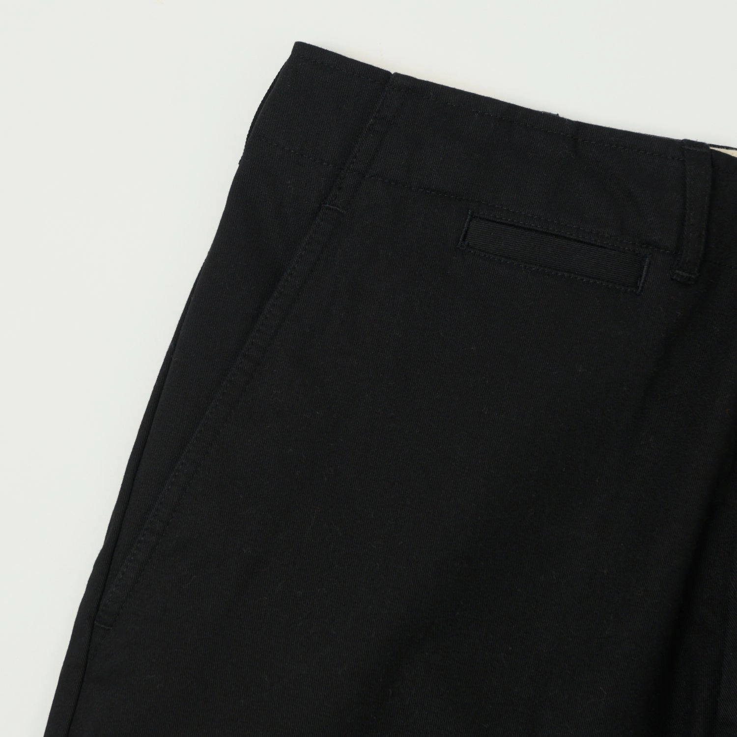 Merz b. Schwanen 'Good Basics' Organic Cotton Twill Chinos - Deep Black Sleek Look Relaxed fit wear