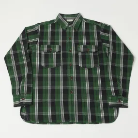 Warehouse & Co 3022 Duck Digger Plaid Flannel Shirt - Green Runway Inspired