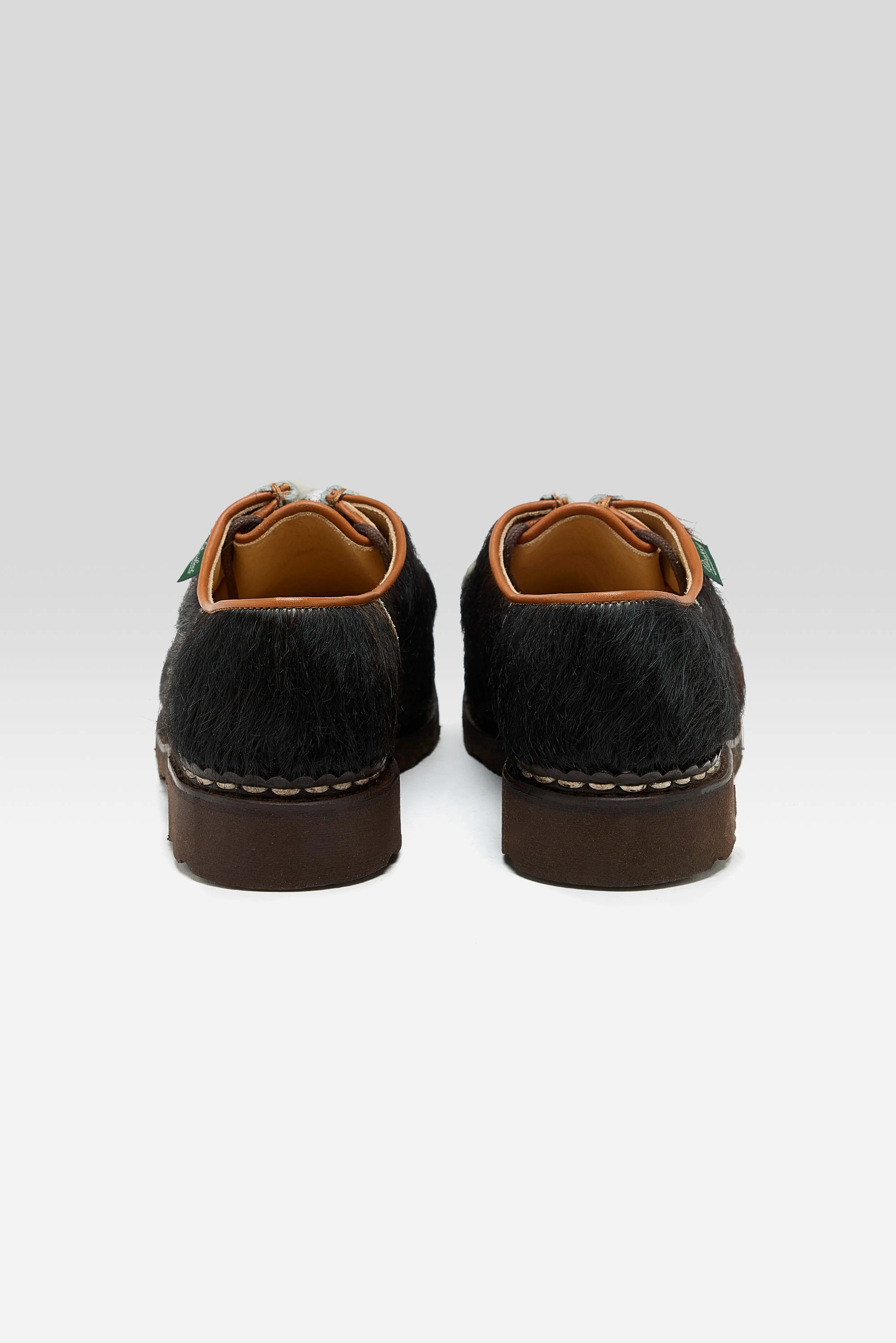 On The Go Look Home Essential Michael  Cowhide Derby Shoes for Women (252 / W / BROWN)