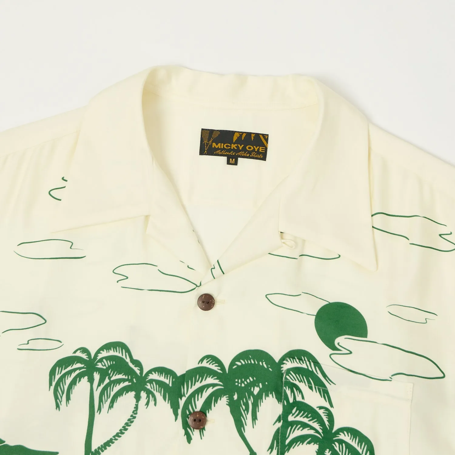 Street Chic Micky Oye 'Kalalau' Aloha Shirt - Cream