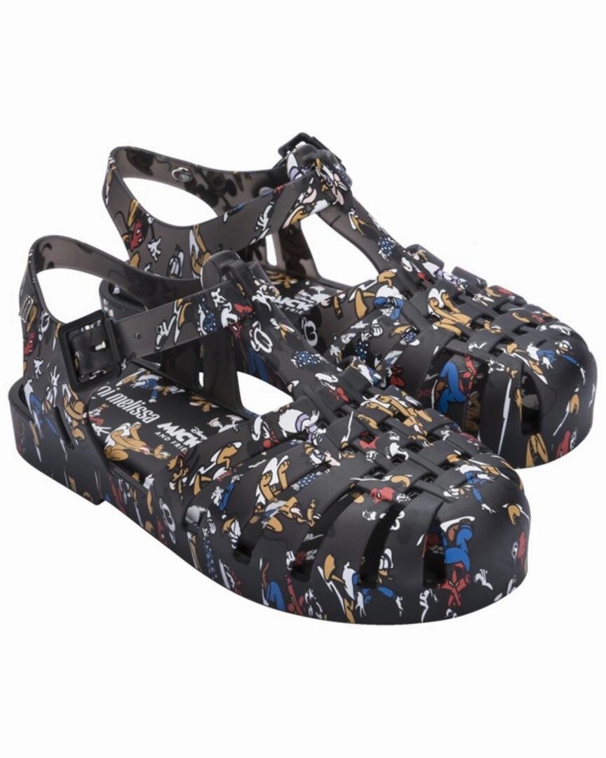 Relax Vibe Mini Melissa Mini Poss Print   Mickey & Friends Sandal