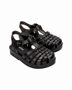 Mini Melissa Possession Shiny BB Sandal Weight Distribution System Sleek Flip-flops